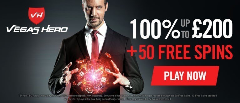 Vegashero casino - When I First Dropped a £50 Deposit